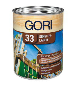 Gori 33 Sensitiv Lasur 2,5 lt 7808 Nussbaum